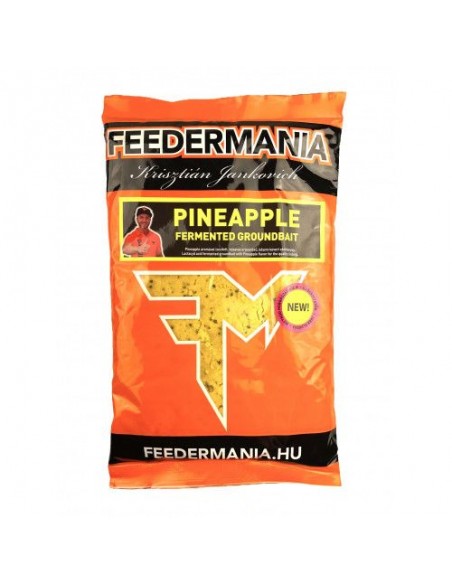 Groundbait Feedermania Fermented, Pineapple, 900gr Groundbait Feedermania Fermented, Pineapple, 900gr
