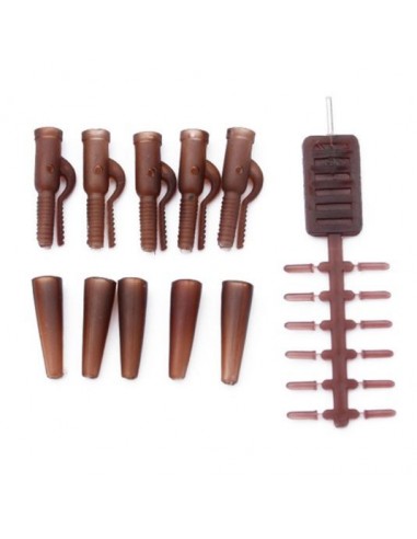 Kit plumb pierdut Mostiro Safety Bolt Rig, Brown, 5seturi/plic