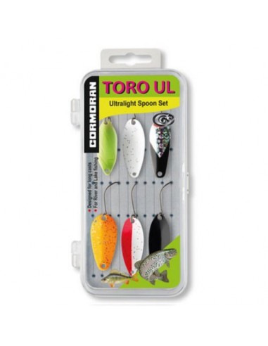 Set linguri oscilante Cormoran Toro UL Trout Spoon, Set 4