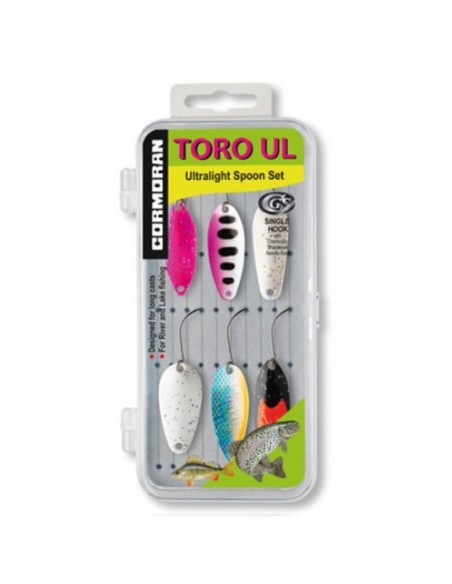 Set linguri oscilante Cormoran Toro UL Trout Spoon, Set 5 Set linguri oscilante Cormoran Toro UL Trout Spoon, Set 5