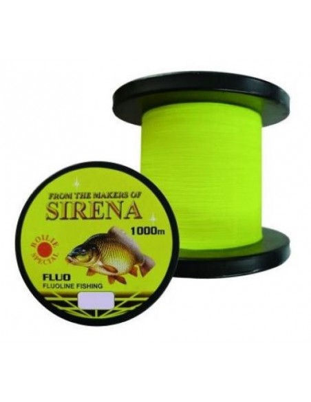 Fir Monofilament Sirena Galben Fluo, 1000m Fir Monofilament Sirena Galben Fluo, 1000m