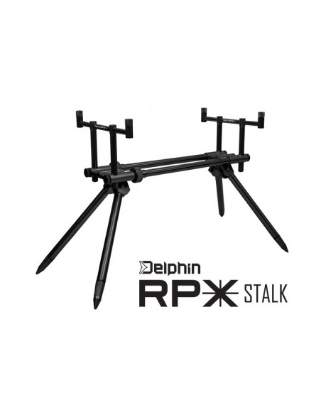 Rod Pod Aluminiu Delphin RPX Stalk BlackWay, Negru Anodizat, 2 Posturi Rod Pod Aluminiu Delphin RPX Stalk BlackWay, Negru Anodizat, 2 Posturi