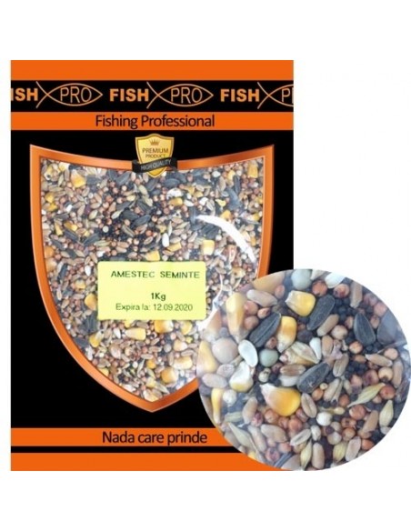Mix Seminte Uscate Fish Pro, 1kg Mix Seminte Uscate Fish Pro, 1kg