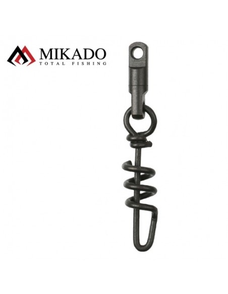 Vartej Cu Agrafa Mikado Heavy Swivel With Screwed Snap, 4mm, 5buc Vartej Cu Agrafa Mikado Heavy Swivel With Screwed Snap, 4mm, 5buc
