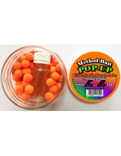 Pop-Up Fish Pro Method Bait, Ciocolata-Portocale + Aroma, 8mm, 15g
