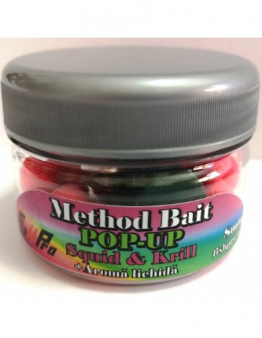 Pop-Up Fish Pro Method Bait, Squid & Krill + Aroma, 8mm, 15g