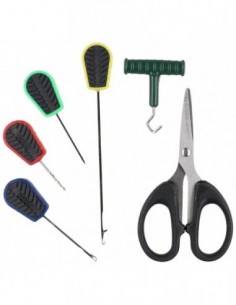 Set Mikado Crosete, Burghiu Si Foarfeca Fir Textil 2
