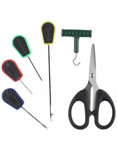 Set Mikado Crosete, Burghiu Si Foarfeca Fir Textil