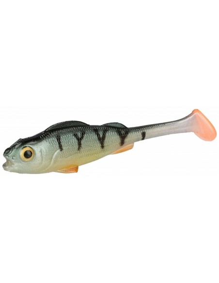 Shad Mikado Real Fish, Culoare Perch, 8cm, 5buc/plic