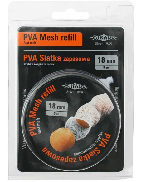 Rezerva Plasa PVA Mikado Refill M Dizolvare Medie, 23mm, 5m Rezerva Plasa PVA Mikado Refill M Dizolvare Medie, 23mm, 5m