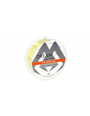 Fir Monofilament Mikado Dreamline Spinning Yellow, 0.14mm/3.18kg, 150m