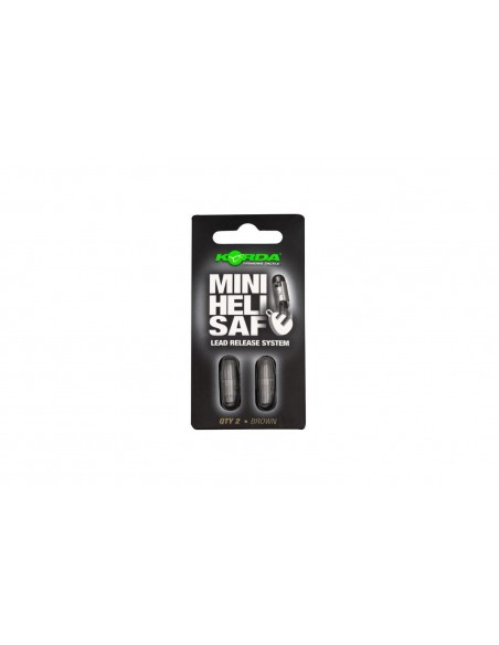 Sistem Clips Korda Plumb Pierdut Mini Heli Safe Lead Release, Brown, 2buc/blister Sistem Clips Korda Plumb Pierdut Mini Heli Safe Lead Release, Brown, 2buc/blister