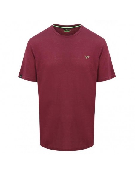 Tricou Korda Le Loyal Tee, Burgundy Tricou Korda Le Loyal Tee, Burgundy