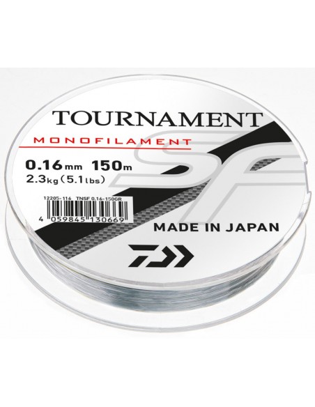 Fir Monofilament Daiwa Tournament SF, Grey, 0.26mm/5.7kg, 300m Fir Monofilament Daiwa Tournament SF, Grey, 0.26mm/5.7kg, 300m