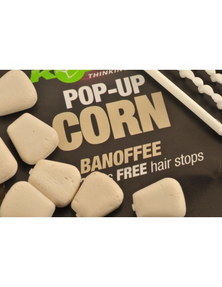 Pelete Flotante Korda Pop-Up Dumbell + Free Hair Stops, Banoffee, 8mm, 10buc/plic