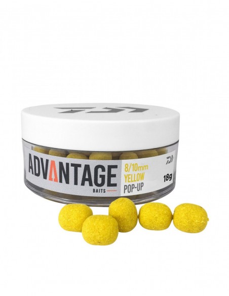 Pop Up Daiwa Advantage, Yellow, 8/10mm, 18gr Pop Up Daiwa Advantage, Yellow, 8/10mm, 18gr