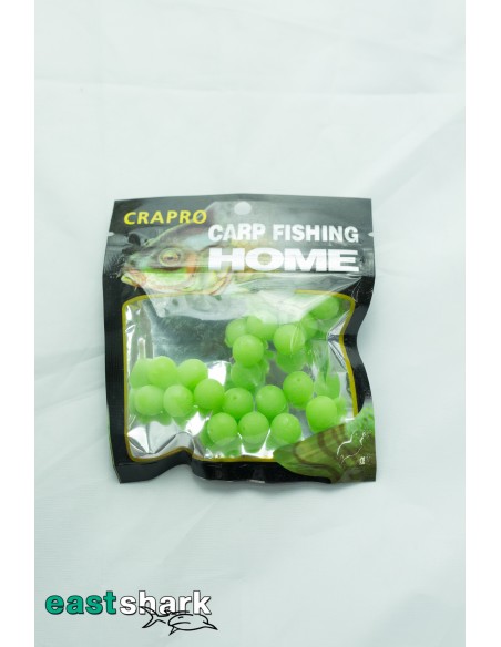 Bile Pop Up East Shark Din Plastic, Verzi, 10mm, 20buc/plic
