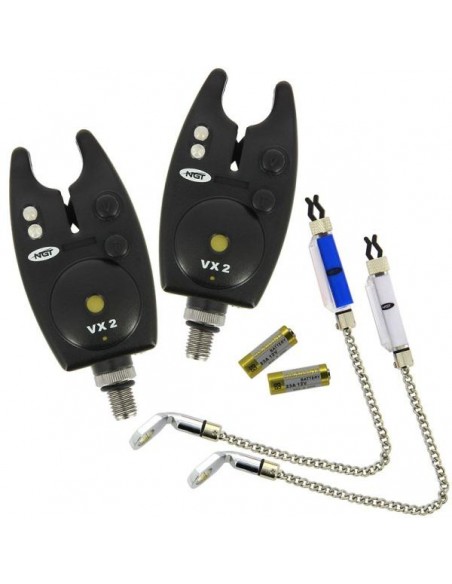 Set NGT 2 Avertizori VX2 + 2 Swingeri Cu Lant Set NGT 2 Avertizori VX2 + 2 Swingeri Cu Lant