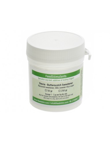 Indulcitor Pudra FeedStimulants Stevia Butterscotch Sweetener, 50gr