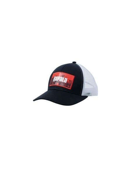 Sapca Rapala Splash Trucker Cap Black / Red