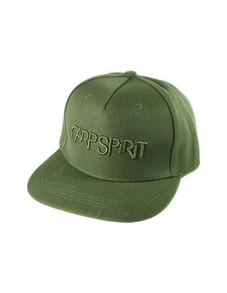 Sapca Carp Spirit Flat Peak 3D Logo Green