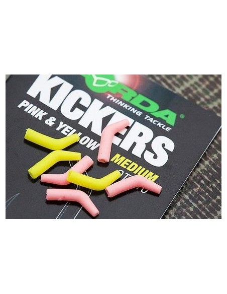 Line Aligner Korda Kickers Rig, Pink/Yellow, 10buc/plic