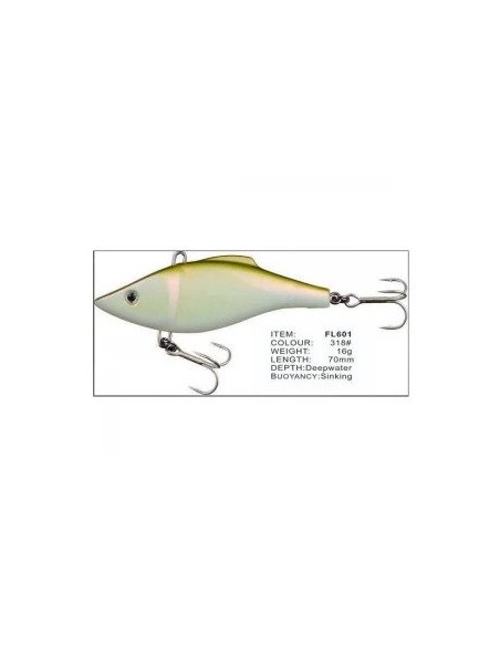 Vobler FL FL601 Sinking, Culoare 318, 7cm, 16g