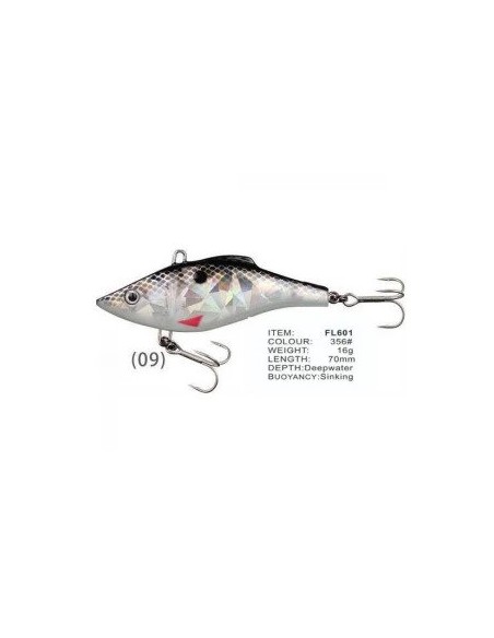Vobler FL FL601 Sinking, Culoare 356, 7cm, 16g
