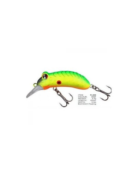 Vobler FL FL509 Floating, Culoare 485, 4.5cm, 6.5g Vobler FL FL509 Floating, Culoare 485, 4.5cm, 6.5g