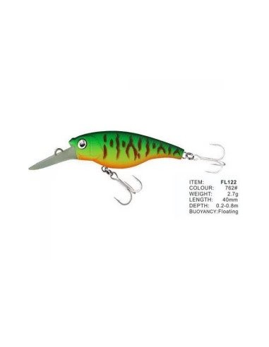 Vobler FL FL122 Floating, Culoare 762, 4cm, 2.7g