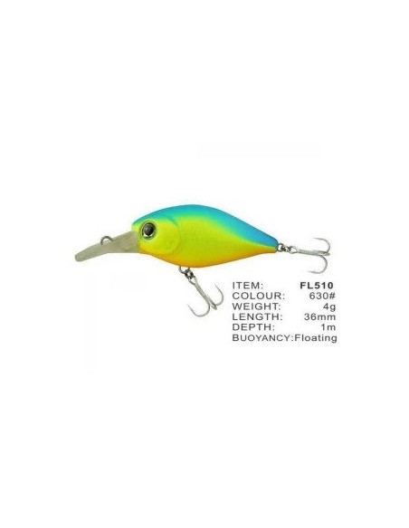 Vobler FL FL510 Floating, Culoare 630, 3.5cm, 4g Vobler FL FL510 Floating, Culoare 630, 3.5cm, 4g