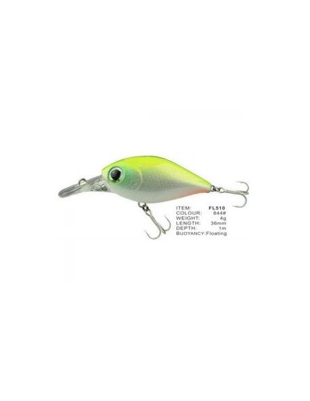 Vobler FL FL510 Floating, Culoare 844, 3.5cm, 4g Vobler FL FL510 Floating, Culoare 844, 3.5cm, 4g