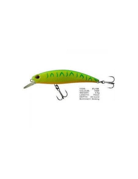 Vobler FL FL158 Sinking, Culoare 788, 7cm, 9.6g