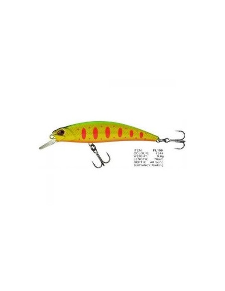 Vobler FL FL158 Sinking, Culoare 784, 7cm, 9.6g