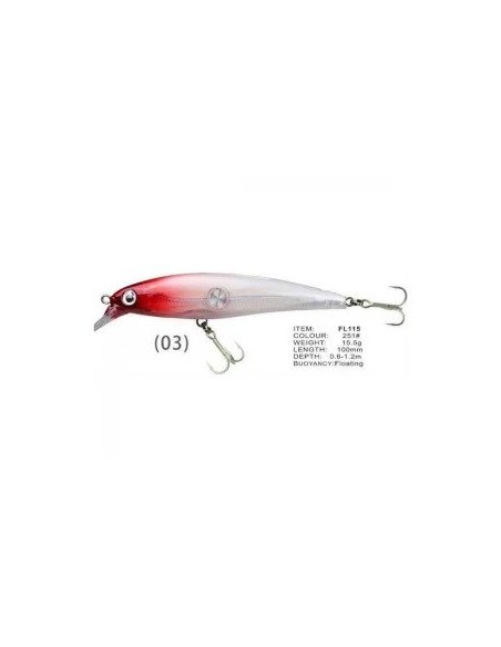 Vobler FL FL115 Floating, Culoare 251, 10cm, 15g Vobler FL FL115 Floating, Culoare 251, 10cm, 15g