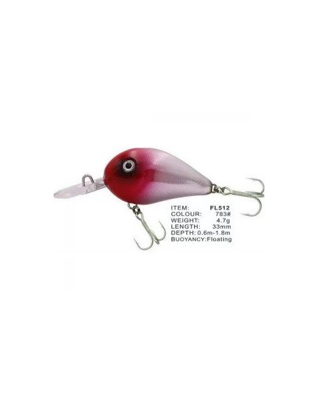 Vobler FL FL512 Floating, Culoare 783, 3.3cm, 4.7g Vobler FL FL512 Floating, Culoare 783, 3.3cm, 4.7g