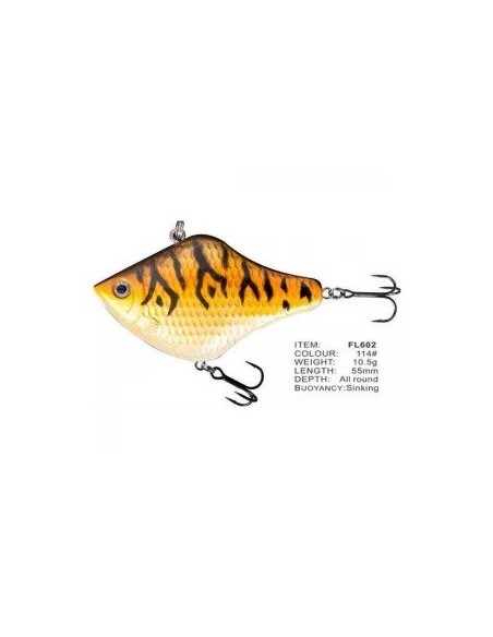 Vobler FL FL602 Sinking, Culoare 114, 5.5cm, 10.5g Vobler FL FL602 Sinking, Culoare 114, 5.5cm, 10.5g