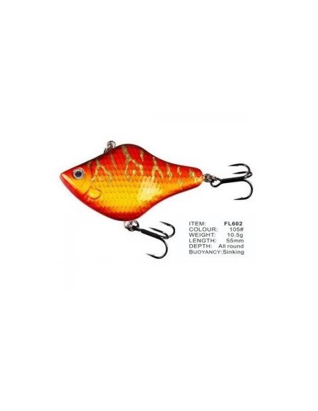 Vobler FL FL602 Sinking, Culoare 105, 5.5cm, 10.5g Vobler FL FL602 Sinking, Culoare 105, 5.5cm, 10.5g