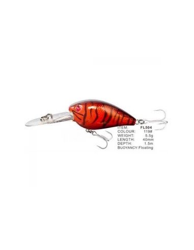 Vobler FL FL504 Floating, Culoare 119, 4cm, 5.5g