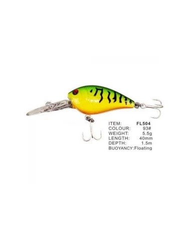 Vobler FL FL504 Floating, Culoare 93, 4cm, 5.5g