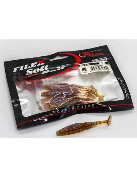 Shad Filfishing Filex Zico, Culoare 06, 8cm, 5buc/plic Shad Filfishing Filex Zico, Culoare 06, 8cm, 5buc/plic