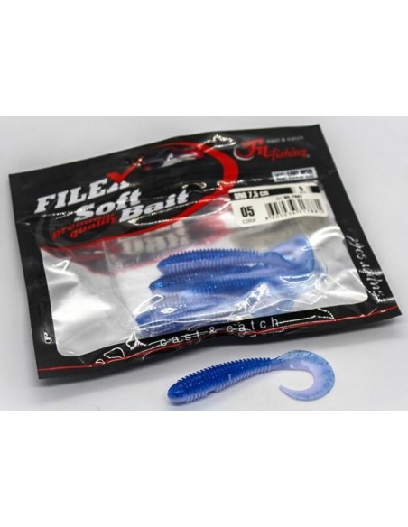 Grub Filfishing Uno, Culoare 05, 7.5cm, 5buc/plic Grub Filfishing Uno, Culoare 05, 7.5cm, 5buc/plic