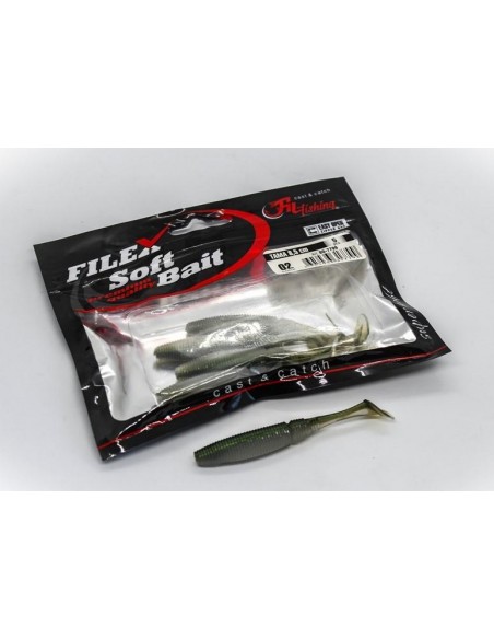 Shad Filfishing Tama, Culoare 02, 8.5cm, 5buc/plic Shad Filfishing Tama, Culoare 02, 8.5cm, 5buc/plic