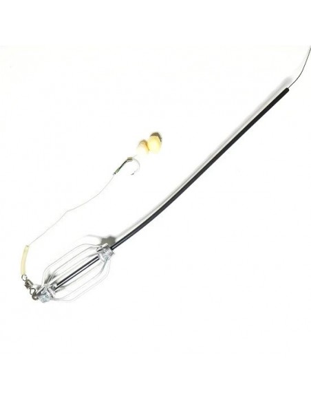 Montura FL Crap Textil Momitor MV2 Cu Porumb, 30gr, Carlig Wide Gape Nr.4