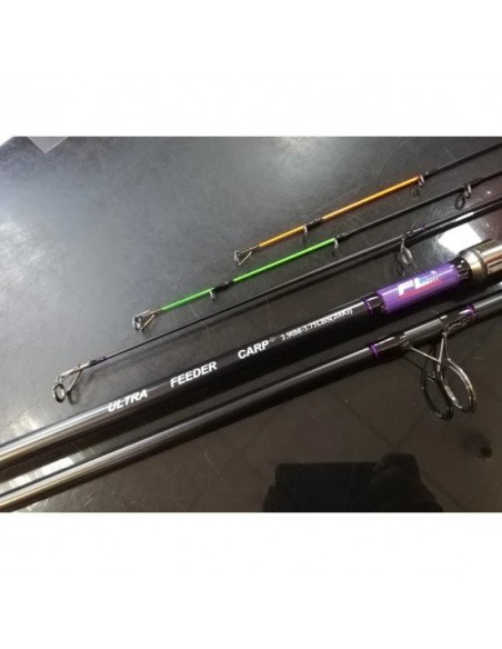 Lansete FL Ultra Carp Feeder, 3.90m, 3+2 Varfuri Feeder, Plus 1 Varf Crap 3.75lbs