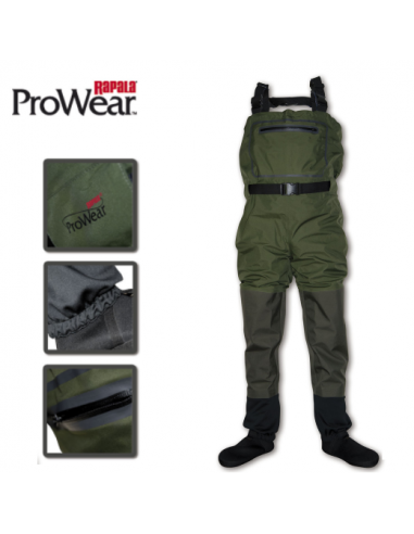 Waders Rapala X-Protect 3+4 Green Gray Black