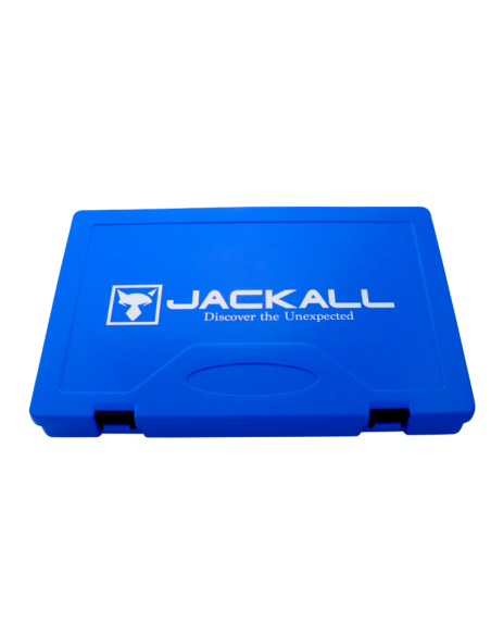 Cutie pentru Naluci Jackall 2800D Tackle M, Culoare Blue, 27.5x18.5x3.9cm Cutie pentru Naluci Jackall 2800D Tackle M, Culoare Blue, 27.5x18.5x3.9cm