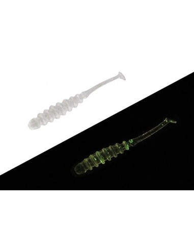 Shad Jackall Tidebeat, Culoare Clear Glow Crush, 3.8cm, 10buc/plic