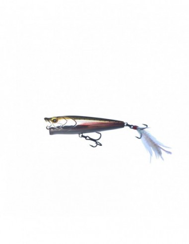 Vobler Mustad Burpy Popper, Culoare RBT, 6.5cm, 6.3g