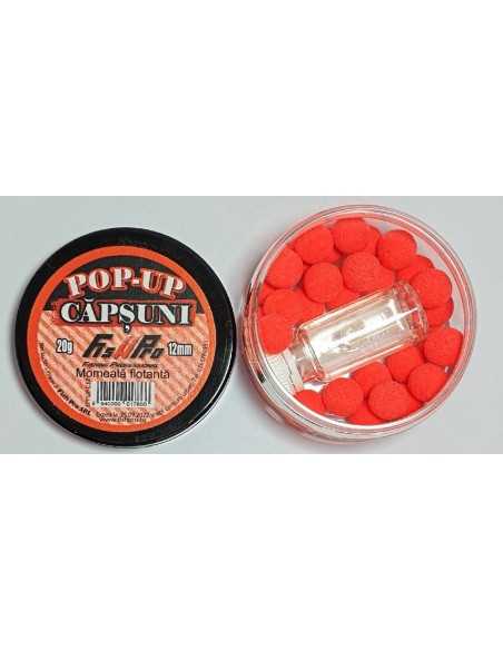 Pop Up Fish Pro, Capsuni, 12mm, 20gr Pop Up Fish Pro, Capsuni, 12mm, 20gr
